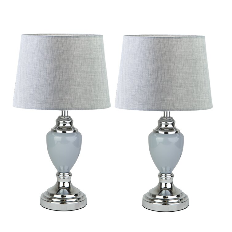 Bedside deals grey lamps